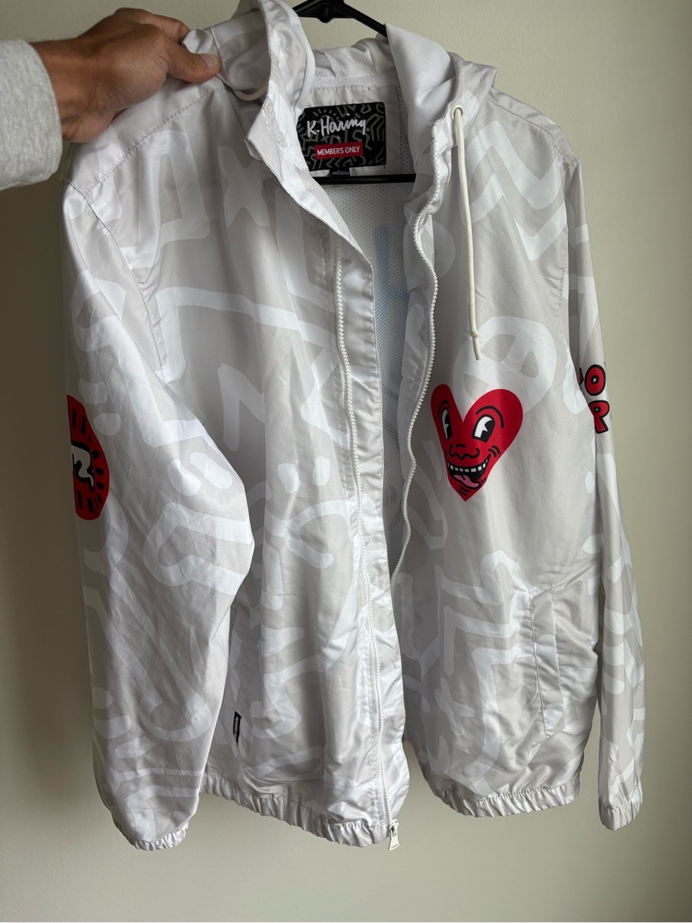 Mens Members Only Windbreaker Jacket - Large